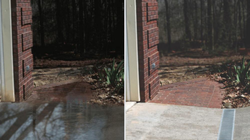 Before and After Driveway Solution